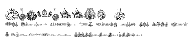 Besmellah 2.ttf字體轉換器圖片