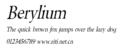 Berylium.ttf