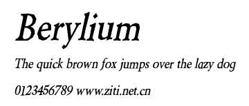 Berylium.ttf