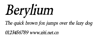 Berylium.ttf