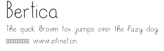 Bertica.ttf字體轉換器圖片
