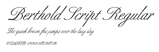 Berthold Script Regular.ttf字體轉換器圖片