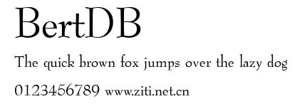 BertDB.ttf