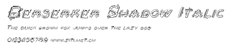 Berserker Shadow Italic.ttf