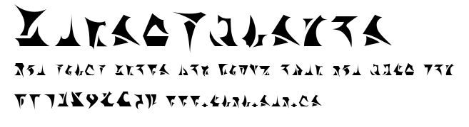 BernyKlingon.ttf字體轉換器圖片
