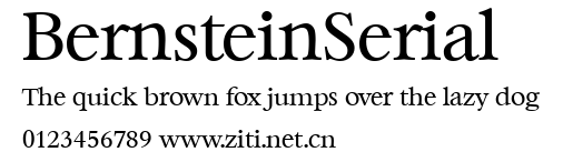 BernsteinSerial.ttf