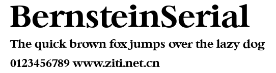BernsteinSerial.ttf