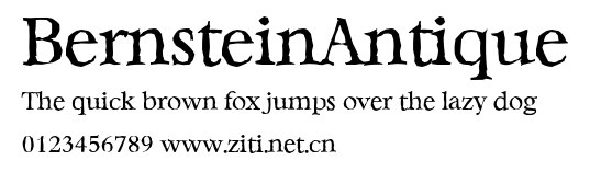 BernsteinAntique.ttf字體轉換器圖片