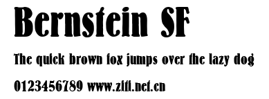 Bernstein SF.ttf字體轉換器圖片