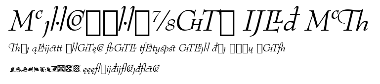 BernhardMod Ext BT.ttf字體轉換器圖片