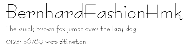 BernhardFashionHmk.ttf字體轉換器圖片