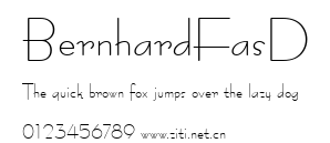 BernhardFasD.ttf字體轉換器圖片