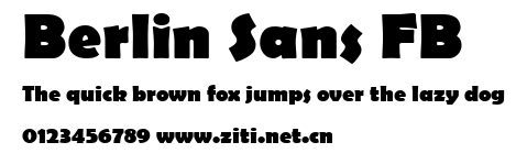 Berlin Sans FB.ttf字體轉換器圖片