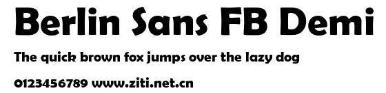 Berlin Sans FB Demi.ttf字體轉換器圖片