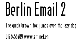 Berlin Email 2.ttf字體轉換器圖片