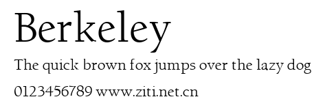 Berkeley.ttf字體轉換器圖片