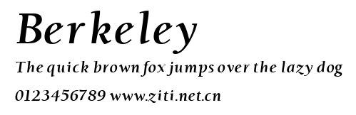 Berkeley.ttf字體轉換器圖片