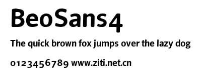 BeoSans4.ttf字體轉換器圖片