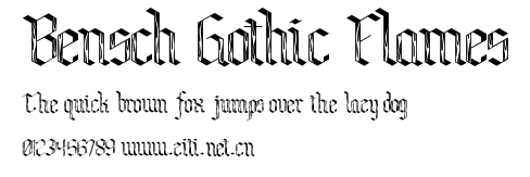 Bensch Gothic Flames.ttf