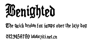 Benighted.ttf