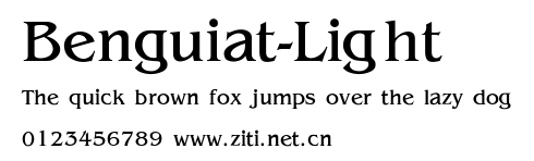 Benguiat-Light.ttf