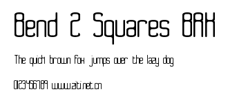 Bend 2 Squares BRK.ttf