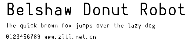 Belshaw Donut Robot.ttf