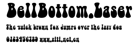 BellBottom.Laser.ttf字體轉換器圖片