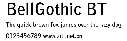 BellGothic BT.ttf