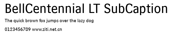 BellCentennial LT SubCaption.ttf