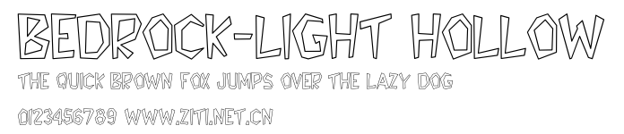 Bedrock-Light Hollow.ttf