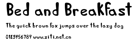 Bed and Breakfast.ttf