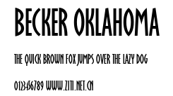 Becker Oklahoma.ttf