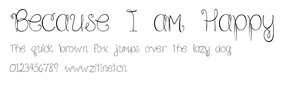 Because I am Happy.ttf
