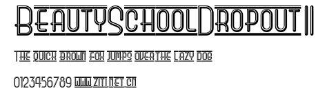BeautySchoolDropoutII.ttf