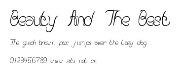 Beauty And The Best.ttf