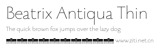 Beatrix Antiqua Thin.ttf