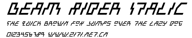 Beam Rider Italic.ttf