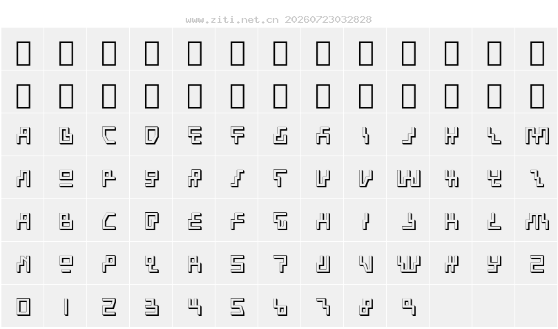字符映射圖