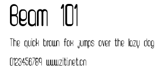 Beam 101.ttf