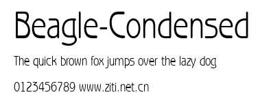 Beagle-Condensed.ttf字體轉換器圖片
