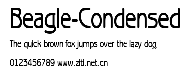 Beagle-Condensed.ttf字體轉換器圖片