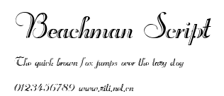 Beachman Script.ttf
