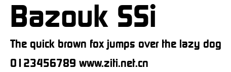 Bazouk SSi.ttf字體轉換器圖片