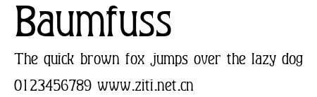 Baumfuss.ttf