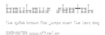 Bauhaus Sketch.ttf字體轉換器圖片