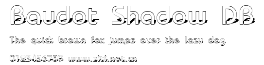 Baudot Shadow DB.ttf