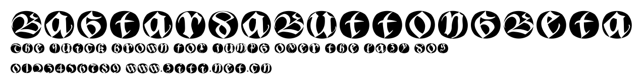 BastardaButtonsBeta.ttf字體轉換器圖片