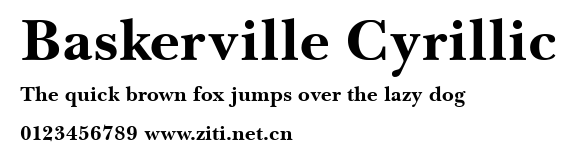 Baskerville Cyrillic.ttf字體轉換器圖片