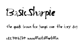 BasicSharpie.ttf字體轉換器圖片